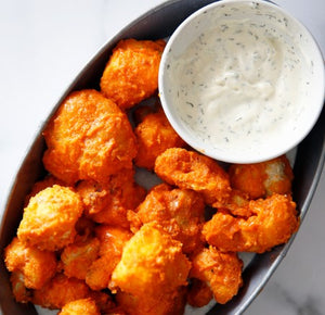 Buffalo Cauliflower Bites